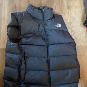 North face puffer vest . Sz l